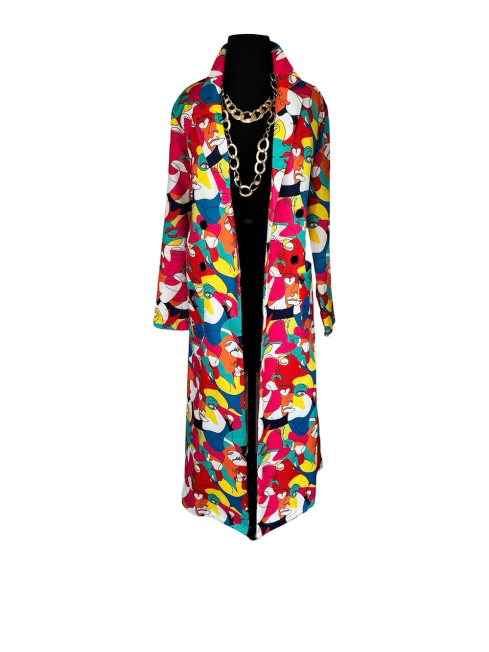 Faces Light Weight Mid Length Trench Coat Size Medium